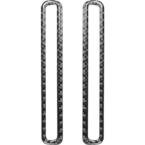 Fit For Dodge Charger Challenger 2015-up real carbon fiber door air outlet stickers central control modification accessories