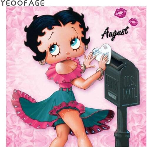 Full diamond embroidery pattern 5D diy diamond Painting Cartoon girl cross stitch rhinestone mosaic Wall stickers home decor