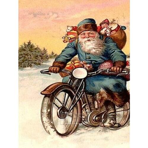 Full Square 5d Diy Diamond Painting Santa Snow Scenery 3d Diamond Embroidery New Arrival Mosaic Home Decor Sticker Kit