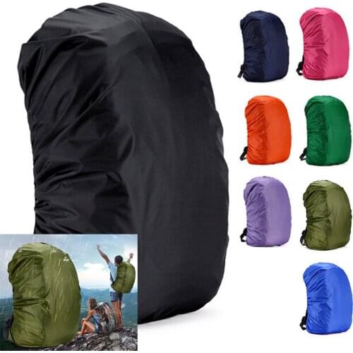 1Pc Colorful portable outdoor mountaineering bag Waterproof Dust Rain Cover Travel Hiking Backpack Camping Rucksack Bag