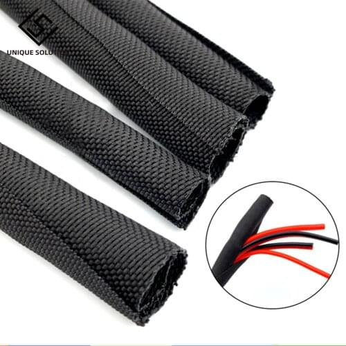 5m dia 5mm / 8mm self curling Wrap Braided Cable Sleeve Indoor Wiring Protection Nylon Sleeves F Prusa i3 MK3 MK2S 3D Printer