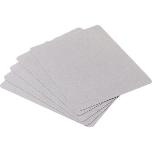 2021 New 5Pcs Mica Plate Sheets Microwave Oven Replace Part 120x150mm Universal For Midea