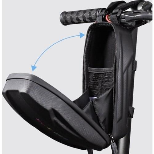 Handlebar Scooter Storage Bag- Waterproof Large EVA Bag for Electric Scooters - Front Hanging Bag