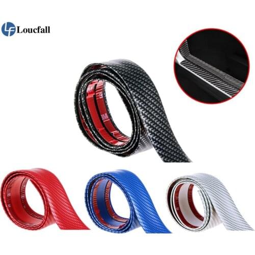 Universal Automotive Interior Stickers Car Stickers Front Bumper Rubber Styling Door Sill for Car Truck SUV new