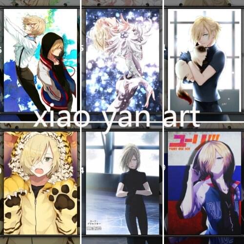 Yuri on Ice Yuri Plisetsky Anime Diamond Painting Diamond Inlaid Diamond Mosaic Diamond Embroidery Cross Stitch Kits Home Decor