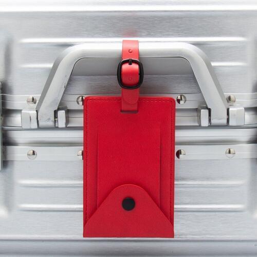 Zoukane Solid Leather Luggage Tag Label for suitcases holder Custom Cute Personalized Travel Accessories ZSLT06