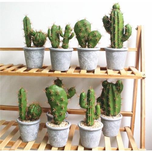 1Pc Garden Plantas Artificiales Succulent Cactus Bonsai DIY Stage Garden Holiday Home Party Decor