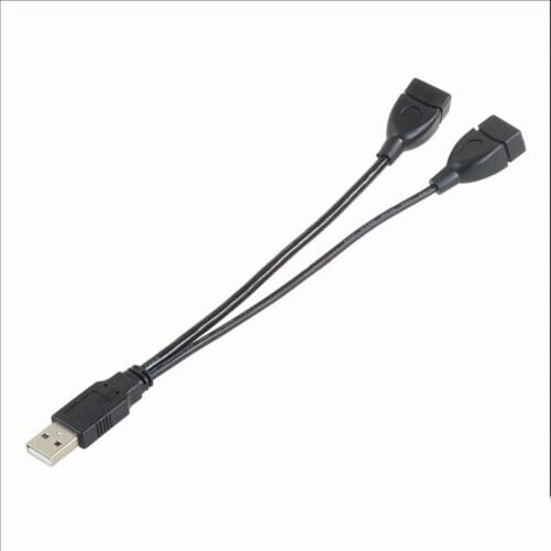 2 in 1 Usb2.0 extension cable male to female USB data cable charging cable for hard disk network card connection