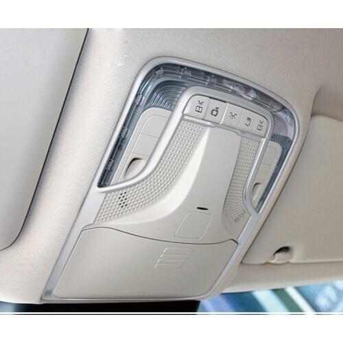 Accessories For Mercedes Benz V Class Vito W447 2014-2017 Chrome Car Styling Interior Rearder Lamp Cover Overlay Light Panel