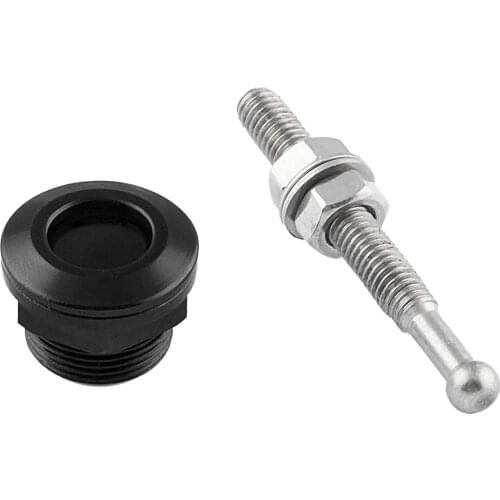 Car Auto 22mm Button Quick Release Hood Pins Lock Latch stainless steel