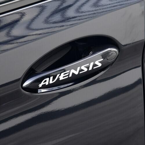 Car Styling Automobiles Rear View Mirror Vinyl Car Sticker Decal for Toyota Avensis t25 t27 Emblem Stickers