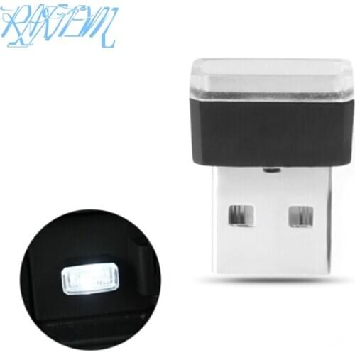 Car Styling USB Atmosphere LED Lamp Light For SEAT Ibiza Leon Toledo Arosa Alhambra Exeo Supercopa Mii Altea Cordoba