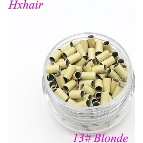 Freeshipping - 2000pcs 3.5mm Copper beads Micro Rings / Links Beads / Black D-Brown Brown L-Brown Blonde