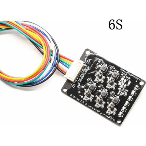 BMS 6S 1.2A Li-ion Lipo Lifepo4 Lithium Battery Active Equalizer Energy Transfer Board inductor switching Balancer