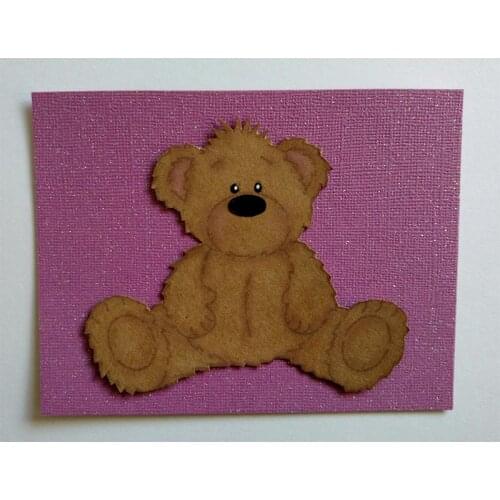 Big Sitting Bear Metal Cutting Dies for DIY Scrapbooking Crafts Paper Cards Making 2019 New Animal Die Cut