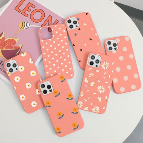 Daisy Flower Case For Samsung Galaxy A32 A52 A72 A31 A51 A71 A21S A20E A12 A40 A50 A70 S20 FE S21 Ultra S8 S9 S10 Plus TPU Funda