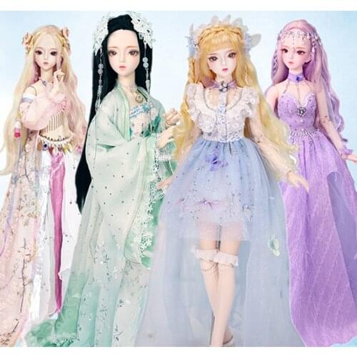 DBS 1/3 62cm BJD hand-painted official makeup suit with clothes shoes gift box SD dolls high quality toy