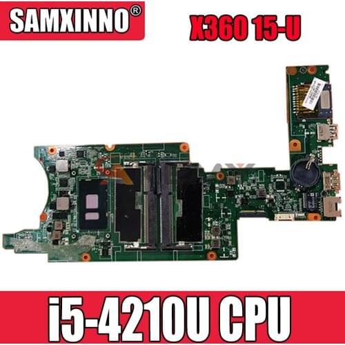 For HP X360 15-U Laptop Motherboard 774606-501 774606-001 DAY61PMB6E0 With i5-4210U CPU DDR3L 100% Tested Fast Ship