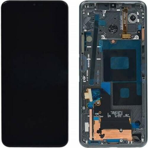 For LG G7 ThinQ G710 Black/Blue/Pink/Gray Color LCD Screen And Digitizer Assembly With Frame