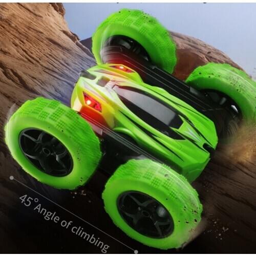 HY828 RC Stunt Twist Car Off-Road Climbling Buggy Crawler High Speed Rolling Vehicle Model Electric 3D Flip Car Toys for boys