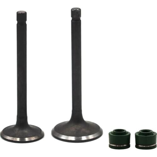 Motorcycle Intake & Exhaust Valve Kit Stem For YAMAHA XC125 Cygnus YFA-1 XV125 Virago YFM80