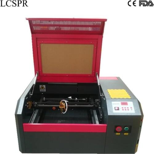 LCSPR laser cutter 4040 50W CO2 laser engraving and cutting machine free shipping to Moscow and Almaty inlcude customs and tax