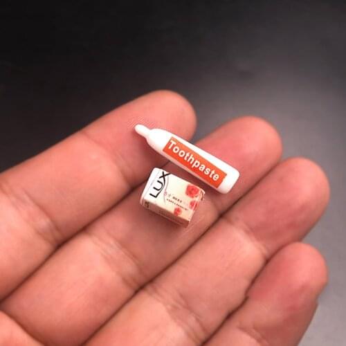 1/6 Scale Toothpast with Soap Models for 12''Figures Scene Accessories DIY