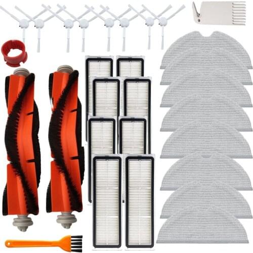 29PCS Hepa Filter Main Brush Mop Cloth Replacement Kits For Xiaomi Mijia 1C 2C STYTJ01ZHM Robot Vacuum Cleaner Parts