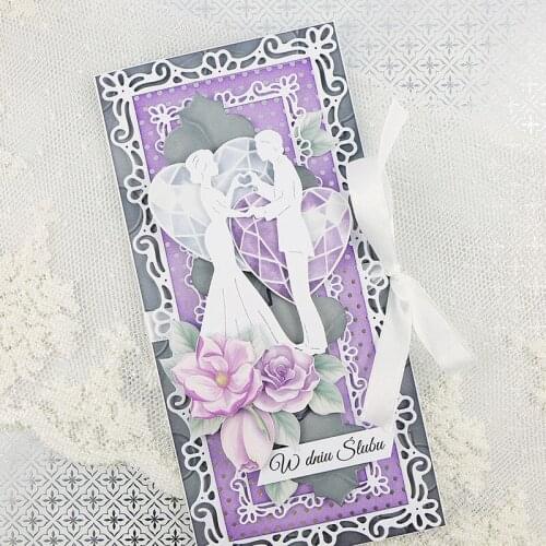 Bride and Groom 2021 New Metal Cutting Dies Stencils for DIY Scrapbooking Photo Album Decorative Embossing DIY Paper Cards