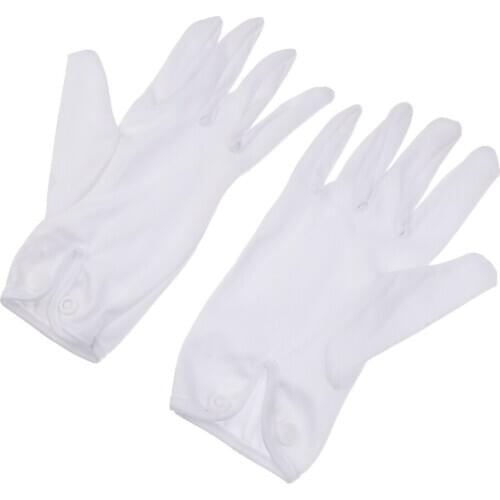 2pcs Billiards Snooker Referee Gloves Billiard Referee Accessory - White