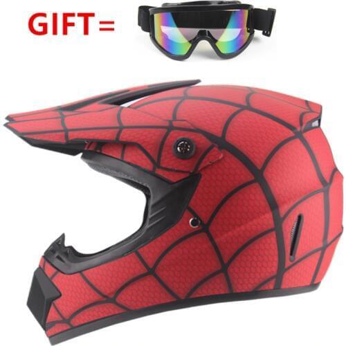 Full face off road helmet with free goggles Professional Racing Motocross Helmet Motorcycle Off-Road Motorcycle Helmet