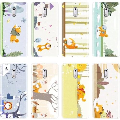 Shiba inu Dog Japanese Japan Kawaii Cartoon Silicone Phone Case For Nokia 7 Plus X6 Soft Back Cover For Nokia 8 6 5 3 2 1 Case