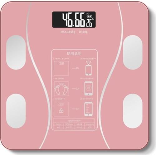 50LB Body Fat Scale Smart BMI Scale Digital Bathroom Wireless Weight Scale Body Composition Analyzer with Smartphone App