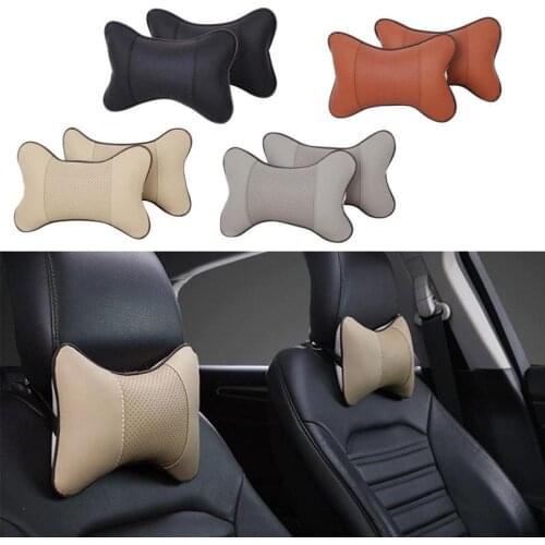 Lathe Necks Pillows Car Head Restraint Cervix Headrest Cushion Protector Universal Headrests Accessories Lnterior Autos Bac G6S9