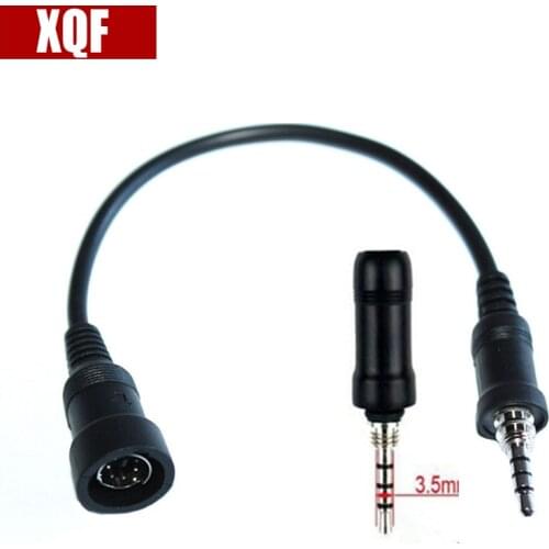 XQF Mini Din Plug for Yaesu/Vertex VX-6R VX-7R VX-170 VX177 Two Way Radio