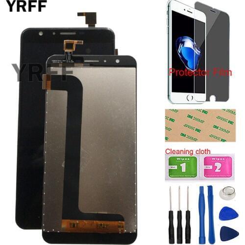 LCD Display For Doogee Y6 LCD Display Touch Screen Front Glass Panel Assembly Repair Parts For Y6c / Y6 Piano LCD Panel Tools
