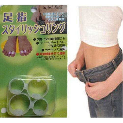 10Pair Slimming Silicone Foot Care Magnetic Toe Ring Spa Foot Fitness Massager Fat Burner Weight Loss Health Care Products