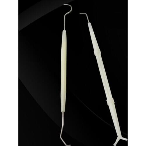 100pcs Disposable Dental Explorer Probe for Dentist Teeth Clean Plastic Dental Tool Products Hygiene Hook Needle