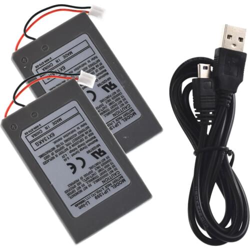 2x 1800mAh LIP1359 Battery Pack FOR SONY PS3 Dualshock 3 +USB Charging Cable