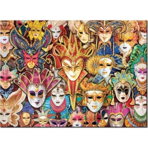 Diy diamond rhinestone Pretty woman mask diamond painting full square round drill diamond embroidery Carnival landscape YG1638