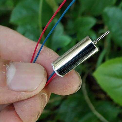 Large Torque Hollow Cup Motor NdFeB Strong Magnet Micro Electric Machinery 3.7V 0.1A 43800RPM Multi-axis Model Aircraft Motor