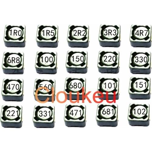 CD74R CDRH74R SMT Inductor 1/1.5/2.2/3.3/4.7/6.8/10/15/22/33/47/68/100/150/220/330/470/680UH/1MH 7*7*4mm