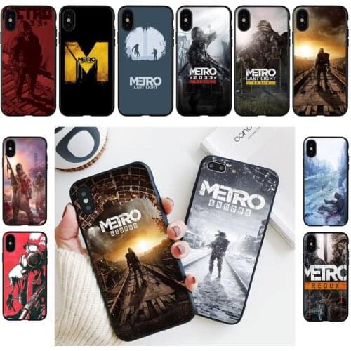 YNDFCNB Game Metro 2033 Phone Case For iPhone 11 8 7 6 6S Plus X XS MAX 5 5S se 2020 11 12pro max iphone xr case