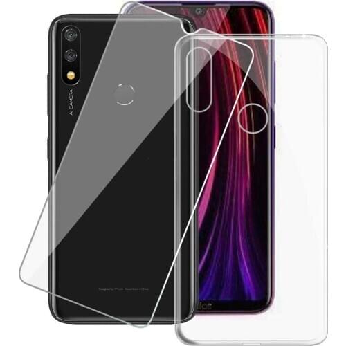 For TP-Link Neffos X20 Pro Case Cover + Screen Protector Tempered Glass Protective Film For TP-Link Neffos X20