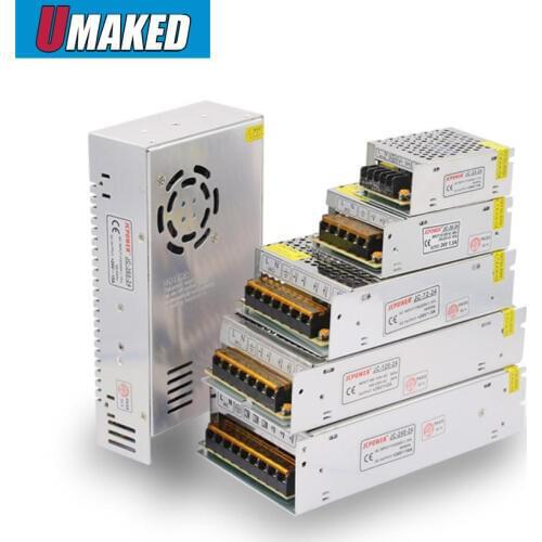 DC24V 1A/2A/3A/5A/10A/15A/20A/25A AC110V-220V Regulated Switch Power Supply Voltage Converter CCTV Led Strip Free Shipping