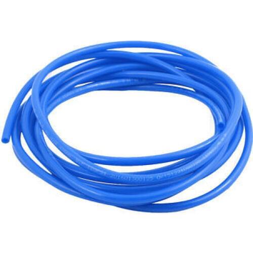 4mm x 6mm Flexible Pneumatic Polyurethane PU Hose Pipe Tube Blue 4.5m Length