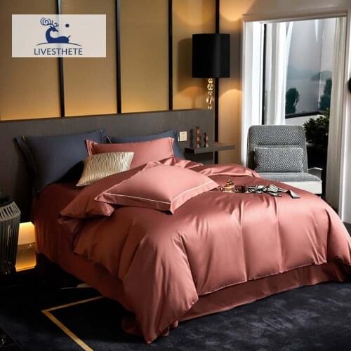 Liv-Esthete Bedding Set Duvet Cover Mattress Cover Pillowcase 100% Cotton High Quality Exquisite Bedspread Double Home Decor