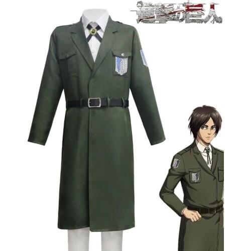 Shingeki No Kyojin Attack On Titan The Final Season Cosplay Scout Legion Eren Jager Marley Gabi Braun Halloween Costume Uniform