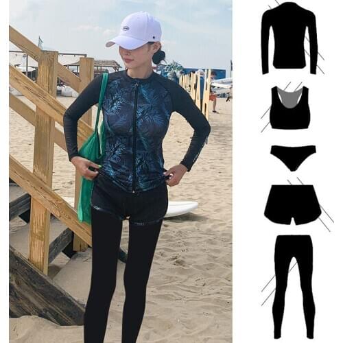 Womens Menss Long Sleeve Rash Guard Swimsuit Rashguards Lycra 5pcs Sport Suits Fitness Yoga Running Athletic Tracksuit