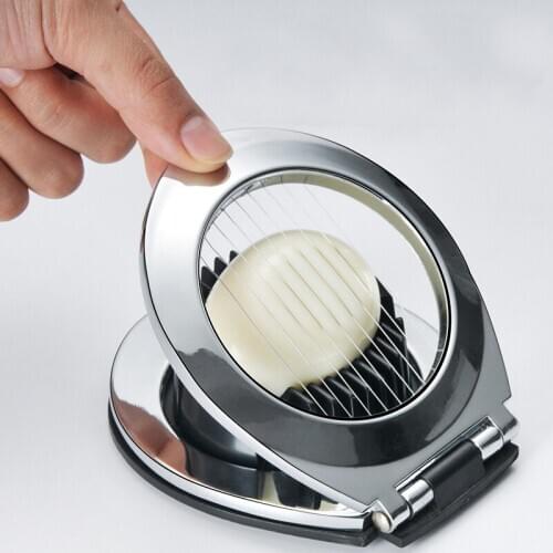 Kitchen utensils Creative zinc alloy egg cutter multi-function splitter preserved for home Opening ceremony employee benefits